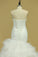 2023 Plus Size Sweetheart Ruched Bodice Wedding Dresses Mermaid Tulle With Beading Court Train