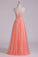 2023 New Arrival Strapless A Line Prom Dresses Tulle With Applique