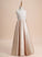 Flower Floor-length - Neck Sleeveless Lace Alexus With A-Line Flower Girl Dresses Scoop Girl Satin Dress