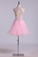 2024 Homecoming Dresses Scoop A Line Tulle With Beads