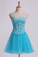 2024 Homecoming Dress Sweet Short/Mini A Line Tulle Skirt With Applique And Beads