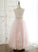 Sleeveless Ankle-length Girl Flower - Lexie A-Line/Princess Dress Scoop With Tulle/Lace Flower Girl Dresses Neck Rhinestone