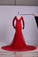 2023 V-Neck Evening Dresses Mermaid With Applique Lace And Tulle