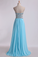 2024 Sweetheart Prom Dresses A-Line Chiffon Floor Length With Beading/Sequins