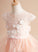 Beading/Flower(s)/Bow(s) Flower Katelyn Short Ball-Gown/Princess Floor-length Scoop Neck With - Sleeves Girl Dress Tulle Flower Girl Dresses