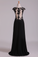2023 Scoop Prom Dresses A Line Chiffon With Applique