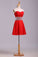 2024 Homecoming Dresses A Line Sweetheart Short/Mini With Rhinestone Chiffon