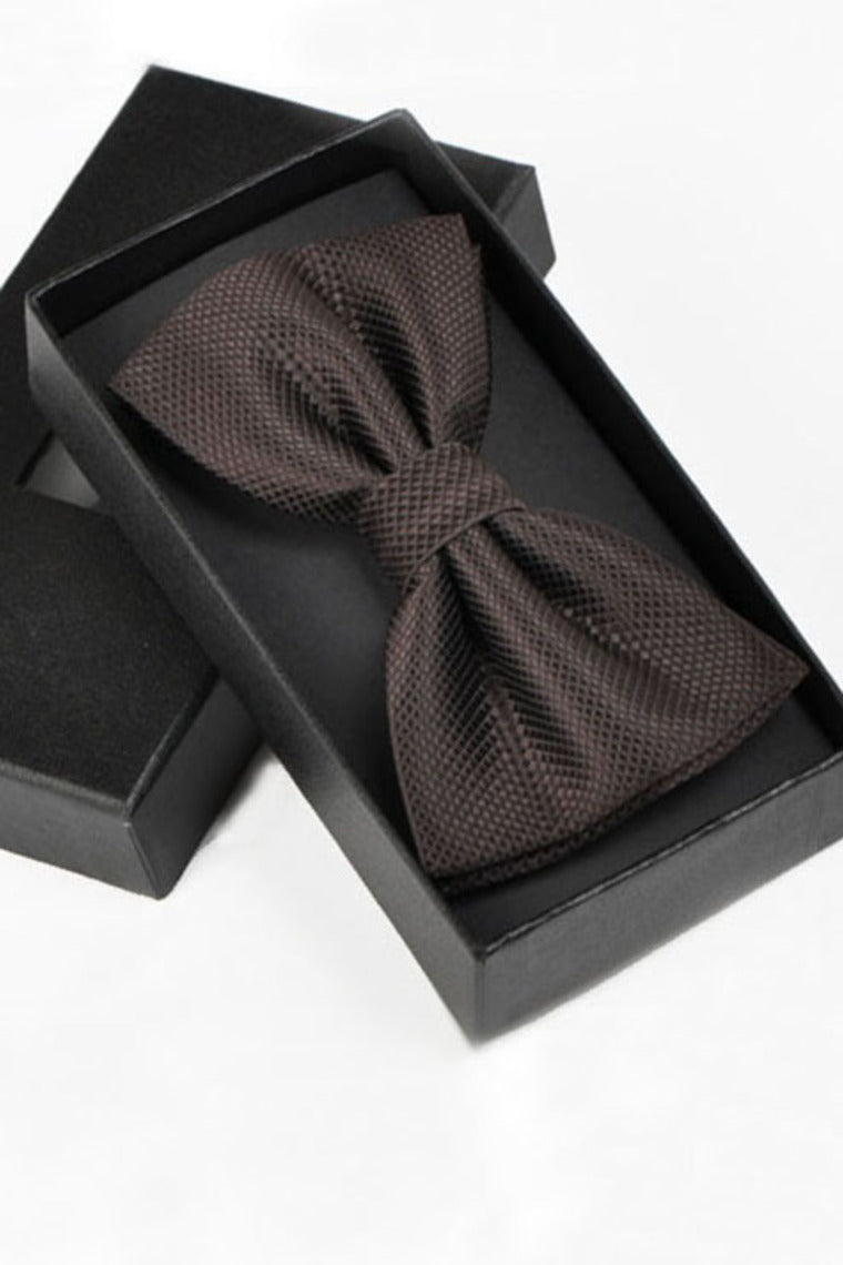 Fashion Polyester Bow Tie Brown