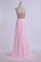2023 New Arrival Prom Gown A-Line Sweetheart Sweep/Brush Chiffon With Beading&Rhinestone