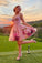 PINK SWEETHEART TULLE SHORT DRESS Homecoming Dresses Nydia PINK HC11270