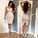 Two Homecoming Dresses Vicky Piece Mermaid Dress White Sweetheart HC11658