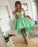 Gorgeous Homecoming Dresses A Line Tamara Lace Sweetheart High Low HC11929