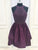 Halter Short Mckayla Cocktail Homecoming Dresses Purple With Beading Dress HC11993