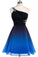 A Line Homecoming Dresses Jeanie Short Ombre One Shoulder Sleeveless HC1278