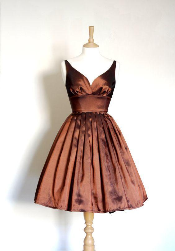Taffeta Sweetheart Dress With Full Pleated Homecoming Dresses Tiffany HC14431