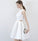 WHITE SATIN Zara Homecoming Dresses SHORT DRESS CUTE EVENING DRESS HC16185