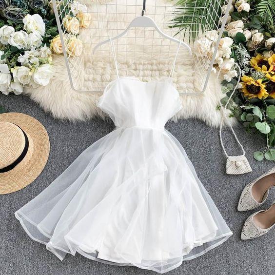 Carolyn Homecoming Dresses White Short Sweet 16 Dress HC16560