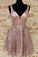 Cute Tulle Sequins Short Dress Party Dress Homecoming Dresses Madalyn HC16745