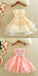 A-Line Sweetheart Short Zara Homecoming Dresses Organza HC170