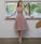 PINK TULLE BEADS SHORT Aimee Homecoming Dresses PARTY DRESS HC20774