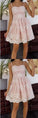 Mayra Lace Homecoming Dresses Pink A Line Cute Spaghetti Straps HC2463