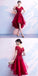 Cute V Neck Tulle Short Dress Lace Homecoming Dresses Ina HC2913