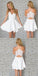 White Short Back To Esmeralda Homecoming Dresses School Wear HC2916