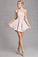 Homecoming Dresses Pink Corinne Short Cute Party Dress HC3149