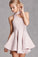 Homecoming Dresses Pink Corinne Short Cute Party Dress HC3149