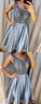 V-Neck Beading Bodice Alexa Homecoming Dresses Blue HC3522
