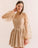 2024 Fashion Gold Party Homecoming Dresses A Line Angeline Dress HC3682