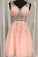Princess Short Party Dresses Homecoming Dresses Aspen Pink HC3966