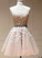 Cute Lace Mariah Homecoming Dresses Tulle Short Dress HC4126