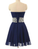 Lovely Homecoming Dresses Chiffon Kiera Beaded Blue Short Dress 2024 HC4147