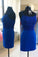 Tight Party With Straps Shaniya Homecoming Dresses Royal Blue HC4563