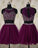 Two Piece Beading With Open Homecoming Dresses Serena Back HC4746