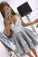 Lailah Cocktail Lace Homecoming Dresses Gray Short Gray Dress HC5743