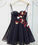Black Tulle Sweetheart Neck Lauren Homecoming Dresses Short Dress Black HC9508