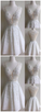 Homecoming Dresses Lace Katharine Short White V-Neck A-Line HC955