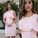 Pink Scarlett Homecoming Dresses Pencil Custom Made Evening Dress HC9570