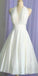 Vintage Halter White Adalyn A Line Homecoming Dresses Short With Ruffles HC9922