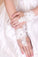 2024 Lace Wrist Length Bridal Gloves Ivory #ST1003
