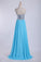 2024 Prom Dresses Scalloped Neckline Sequined Bodice Beaded Waistline With Shirring Chiffon Skirt